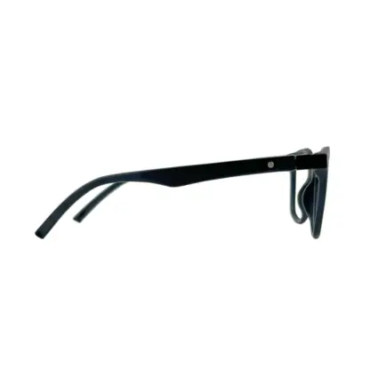 eBasic Transparent Black Eyeglass (ER-EG-TR-SQ-FR-M-TB-19/Medium) - Image 2