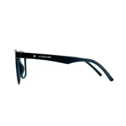 eBasic Transparent Black Eyeglass (ER-EG-TR-SQ-FR-M-TB-19/Medium) - Image 3