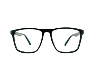 eBasic Black Eyeglass (ER-EG-TR-SQ-FR-L-BL-17/Large)