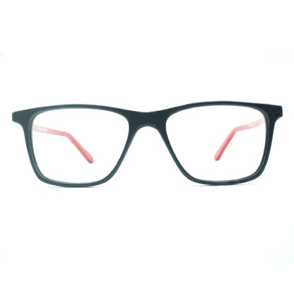 eBasic Black-Red Eyeglass (ER-EG-AT-SQ-FR-L-KD-21/Large)