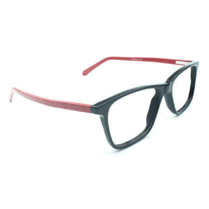 eBasic Black-Red Eyeglass (ER-EG-AT-SQ-FR-L-KD-21/Large) - Image 3