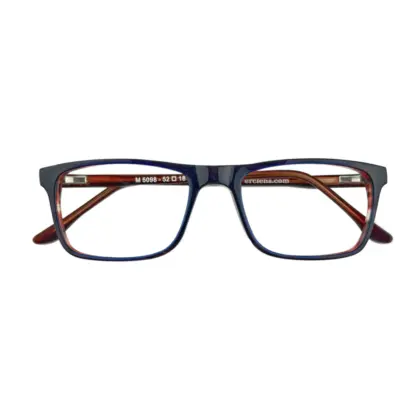eBasic Black Brown Eyeglass (ER-EG-AT-RE-FR-L-BW-22/Large)