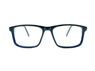 eBasic Black Blue White Eyeglass (ER-EG-AT-RE-FR-M-TG-25/Medium)