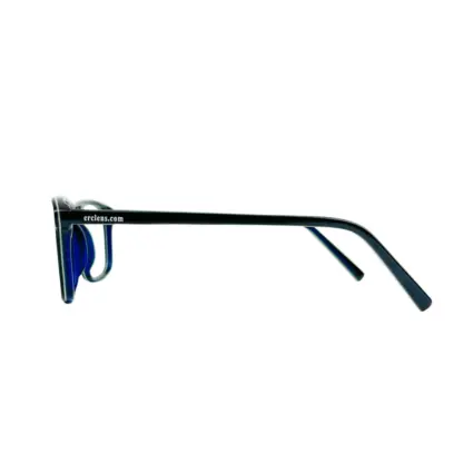 eBasic Black Blue White Eyeglass (ER-EG-AT-RE-FR-M-TG-25/Medium) - Image 3