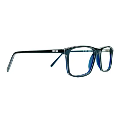 eBasic Black Blue White Eyeglass (ER-EG-AT-RE-FR-M-TG-25/Medium) - Image 5