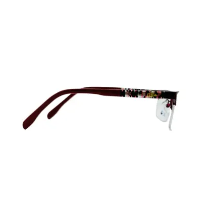 eBasic Dark Red Eyeglass (ER-EG-ML-RE-HR-S-DR-23/Small) - Image 4