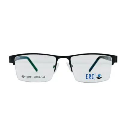 eBasic Black Silver Eyeglass (ER-EG-ML-RE-HR-M-SB-24/Medium) - Image 2