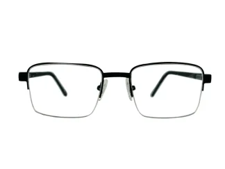 eBasic Black Eyeglass (ER-EG-ML-RE-HR-M-BL-17/Medium)