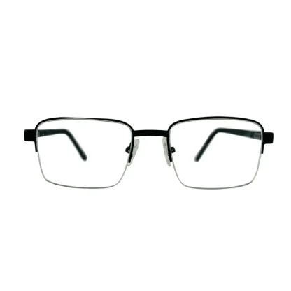 eBasic Black Eyeglass (ER-EG-ML-RE-HR-M-BL-17/Medium)